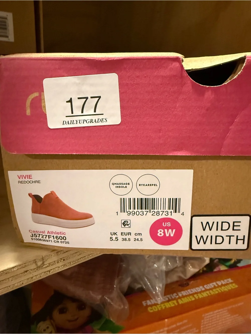 Ryka Vivie Redochre Women's Slip-On Platform Sneaker - Coral 8w